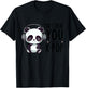 with German Text 'Ich kann dich nicht hörre' I hear K-Pop Panda Kpop fan merchandise, gray T-Shirt - T-Shirt | Black
