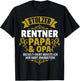 Stolzer Pensioner Papa Grandpa Retirement Pension Men's , black T-Shirt - T-Shirt | Black