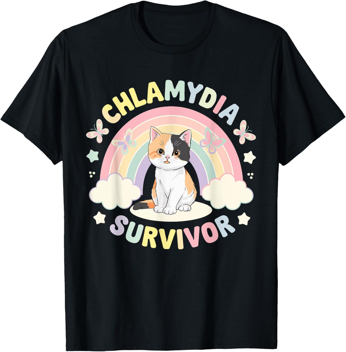 Vulgaire pour les hommes, homme inapproprié, survivant de la chlamydia T-Shirt - T-Shirt | Black
