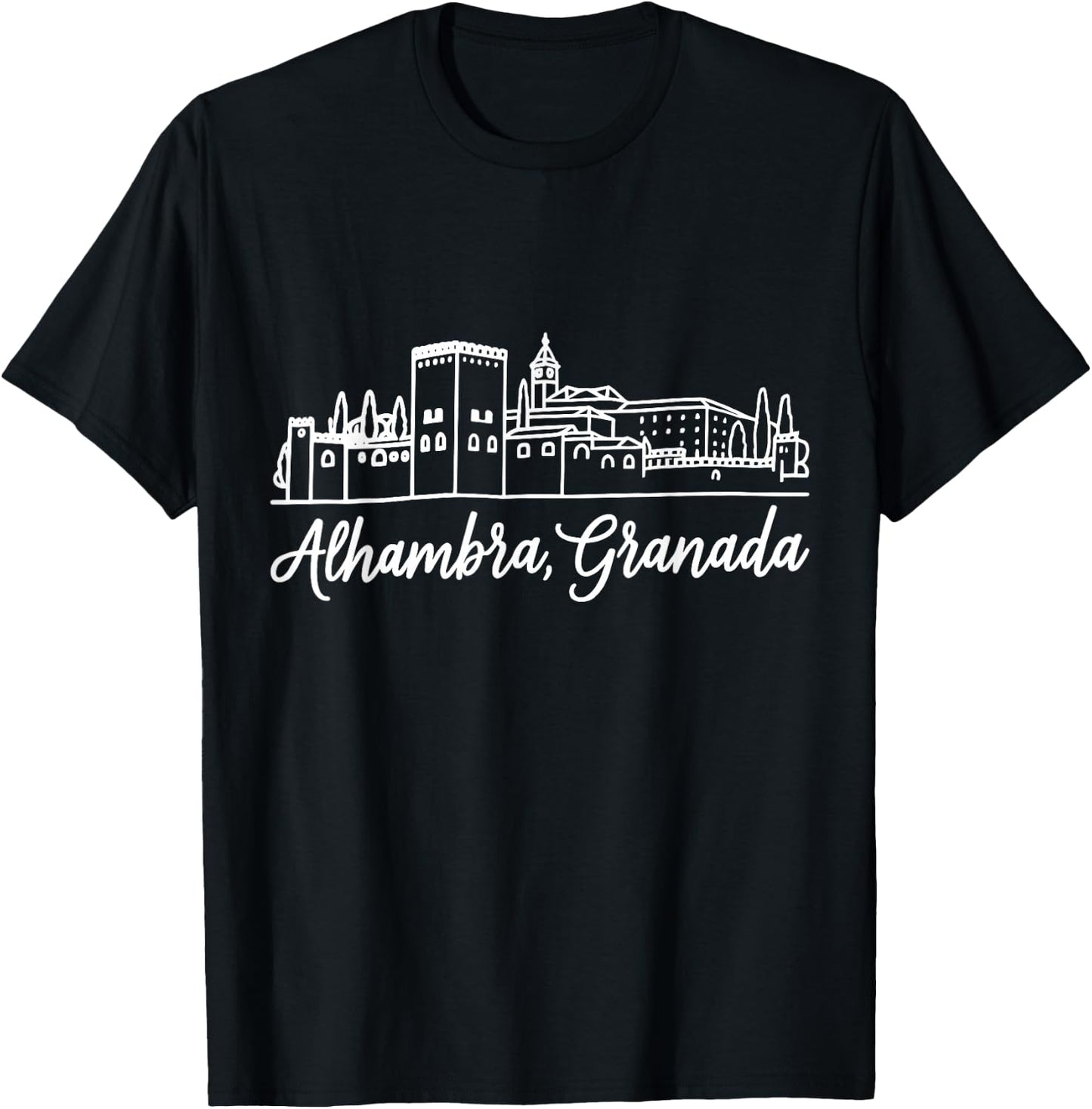 Alhambra Grenada T-Shirt - T-Shirt | Black