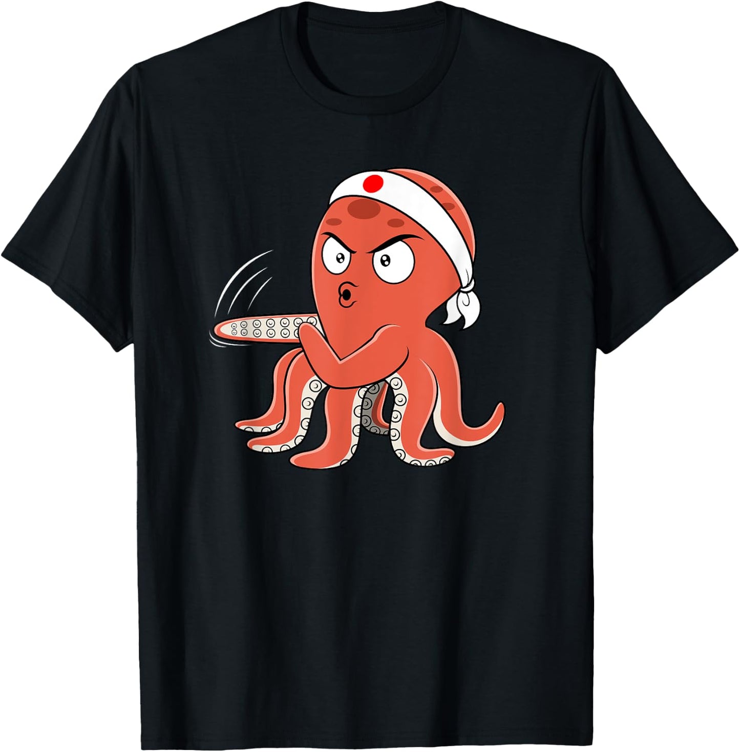 Octopus Sports Karate Japanese Hobby T-Shirt - T-Shirt | Black