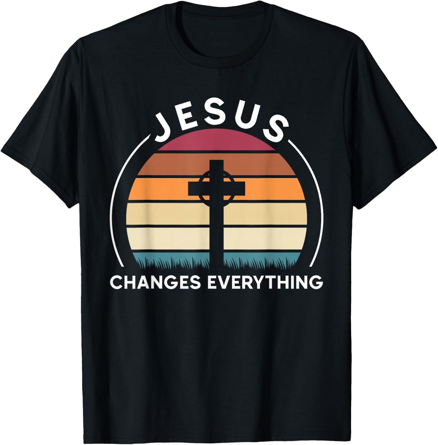 Jesus Changes Everything Jesus T-Shirt - T-Shirt | Black