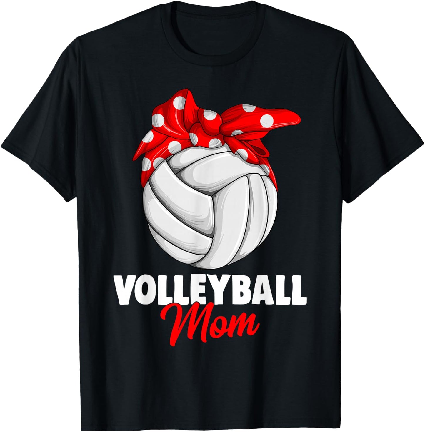 Volleyball Mom Women T-Shirt - T-Shirt | Black