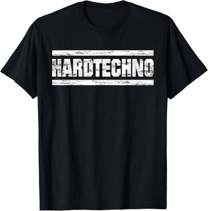 TECHNO Merch , Hardtechno Festival Techno T-Shirt - T-Shirt | Black