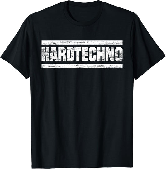 TECHNO Merch , Hardtechno Festival Techno T-Shirt - T-Shirt | Black