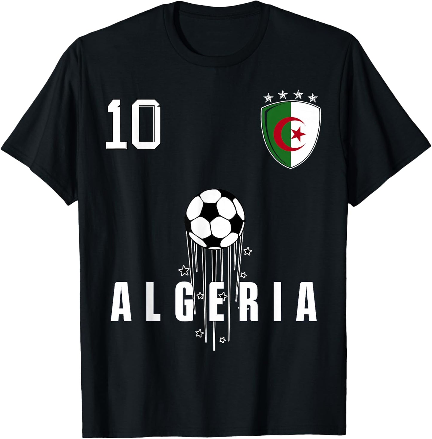 Algeria Flag Algerian Pride Lovers T-Shirt - T-Shirt | Black