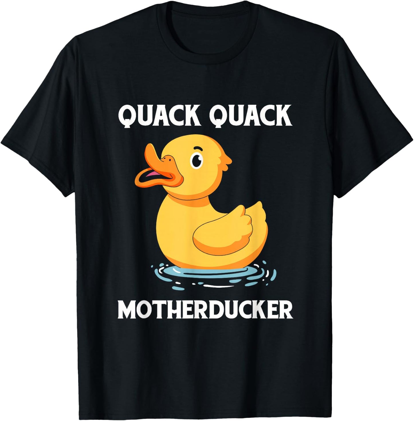 Duck Lover Youth Quack Ducky Duckie Rubber Ducks Meme T-Shirt - T-Shirt | Black