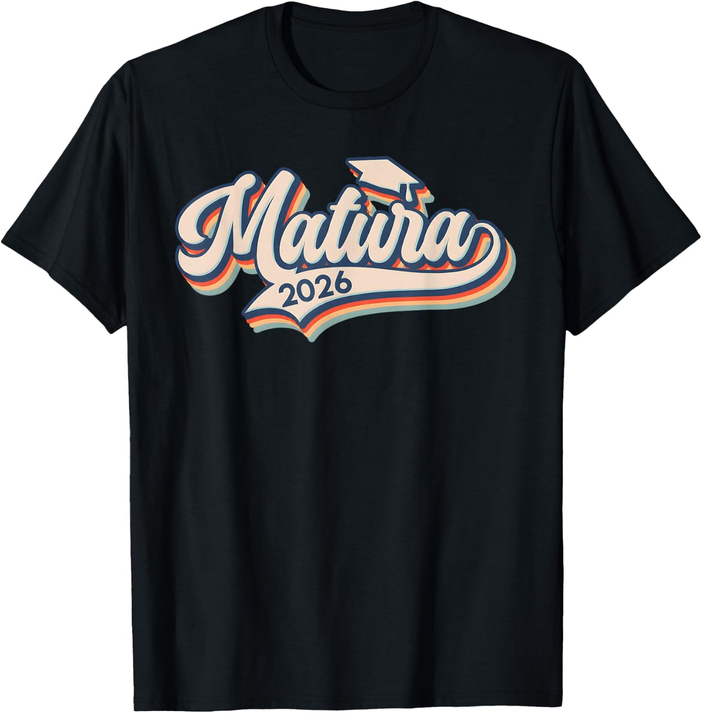 MATURA 2026 Maturanten Vintage Matura Abschluss T-Shirt - T-Shirt | Black