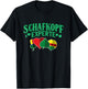 Sheephead Expert Sheephead Symbols Bavarian Sauspiel , black T-Shirt - T-Shirt | Black
