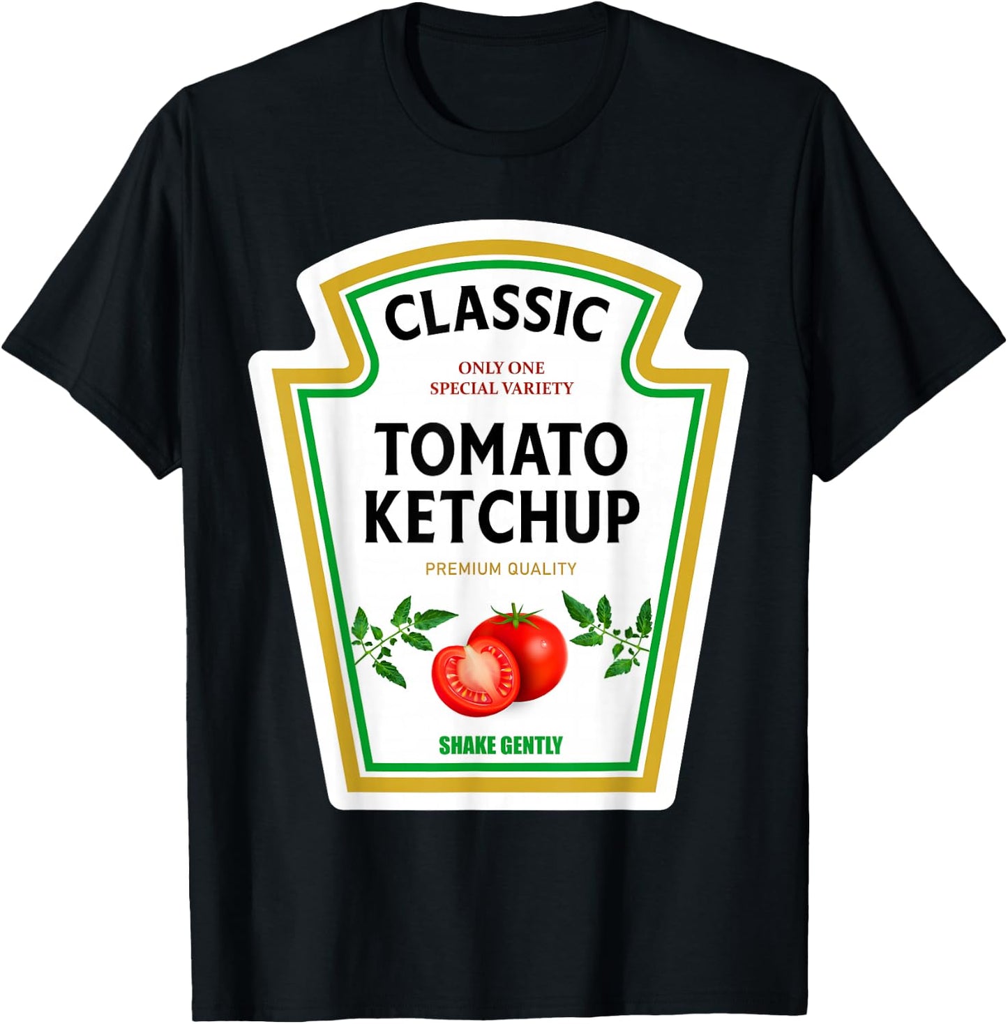 Ketchup 2024 Mustard Matching Family Costume Mayo for Halloween T-Shirt - T-Shirt | Black