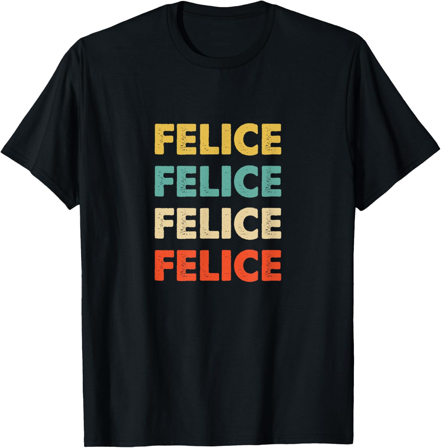 Felice Name T-Shirt - T-Shirt | Black
