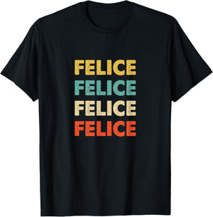 Felice Name T-Shirt - T-Shirt | Black