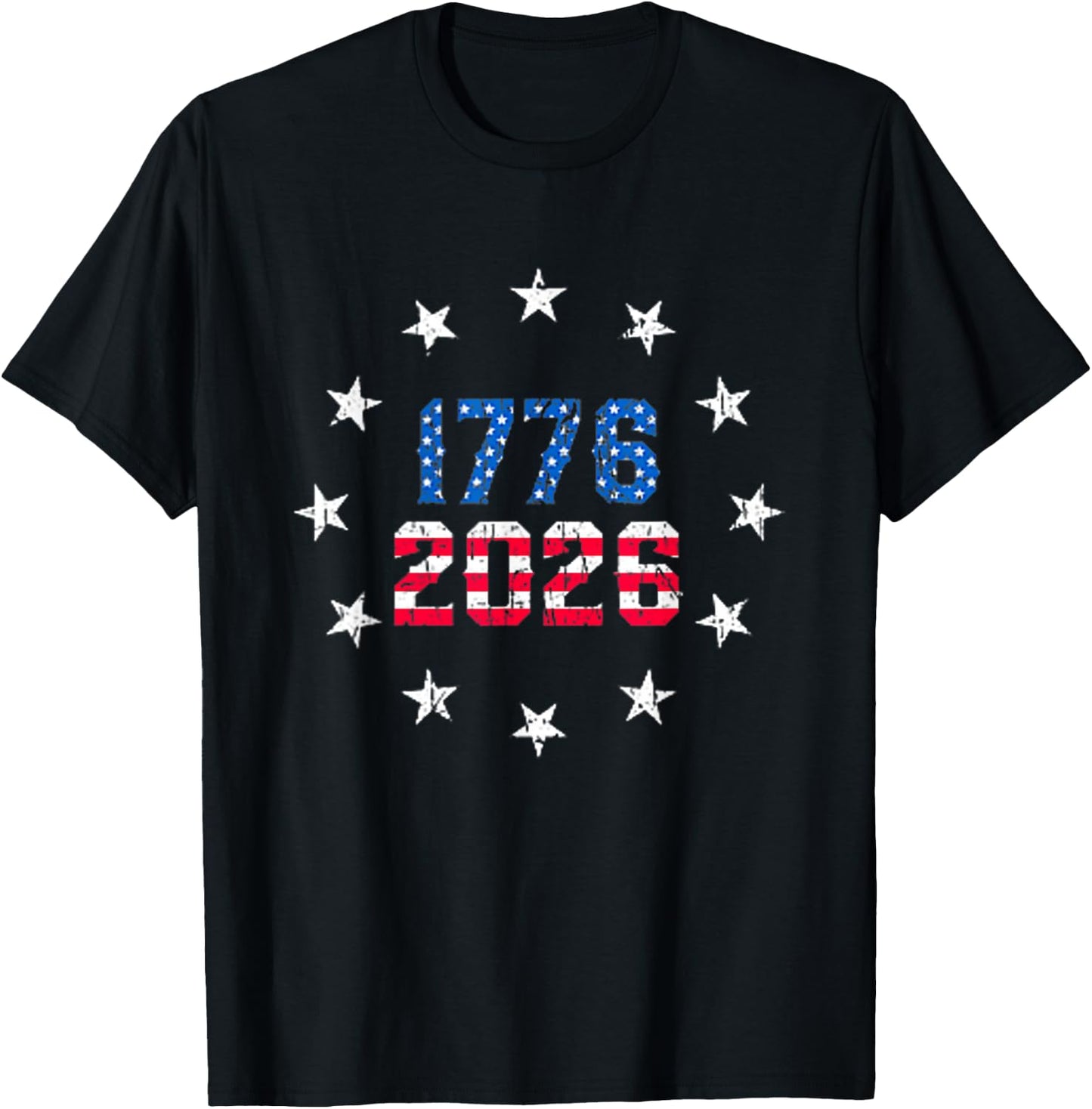 250 Anniversary Pocket USA 250Th American Flag 250 Years T-Shirt - T-Shirt | Black