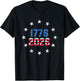 250 Anniversary Pocket USA 250Th American Flag 250 Years T-Shirt - T-Shirt | Black