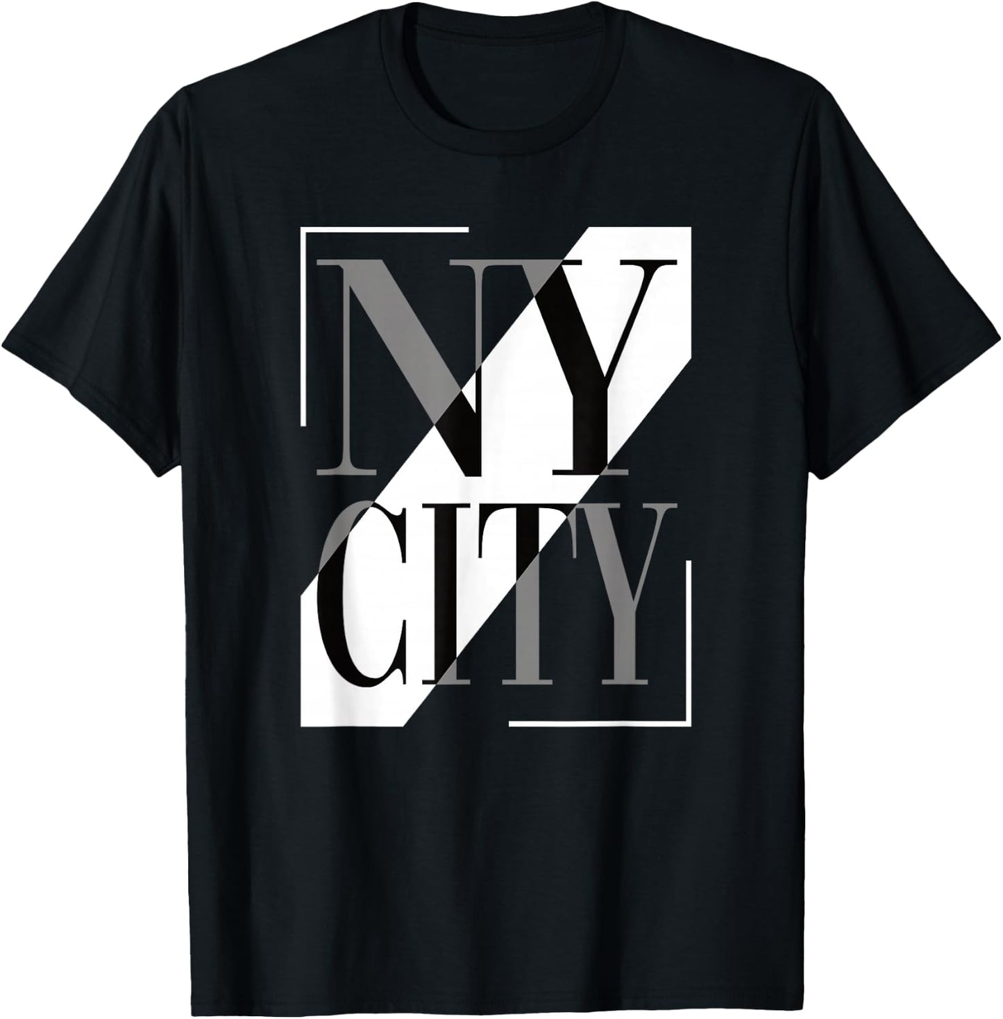 USA New York City Classic Vintage NY T-Shirt - T-Shirt | Black
