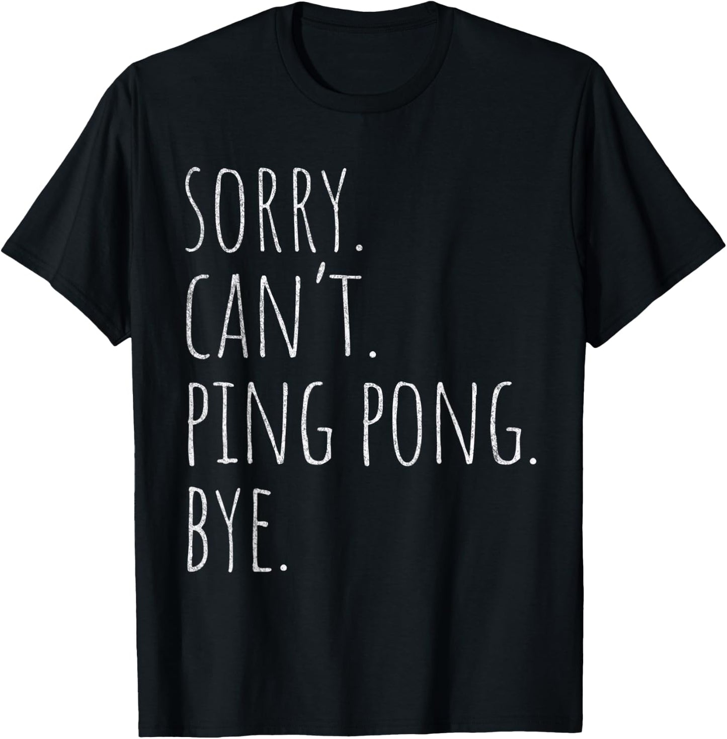 Funny Ping Pong Paddle Ball Master Player T-Shirt - T-Shirt | Black