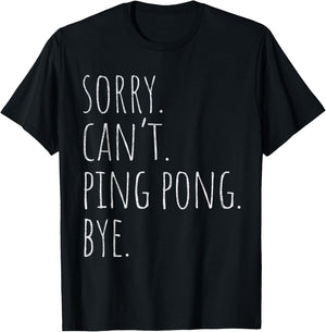 Funny Ping Pong Paddle Ball Master Player T-Shirt - T-Shirt | Black