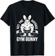 Not The Average Gym Bunny Weightlifting Rabbit Deadlifting T-Shirt - T-Shirt | Black