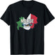 Molise Italy Retro Region Map Vintage Souvenir T-Shirt - T-Shirt | Black