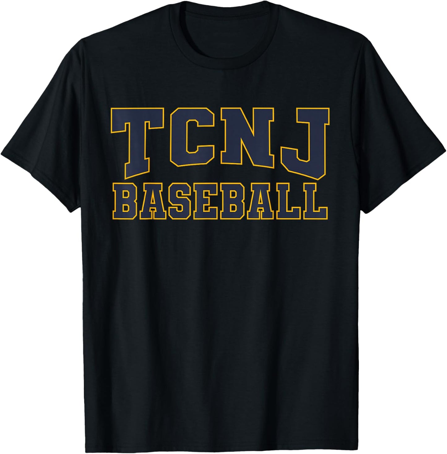 TCNJ Baseball Sports Fan T-Shirt - T-Shirt | Black