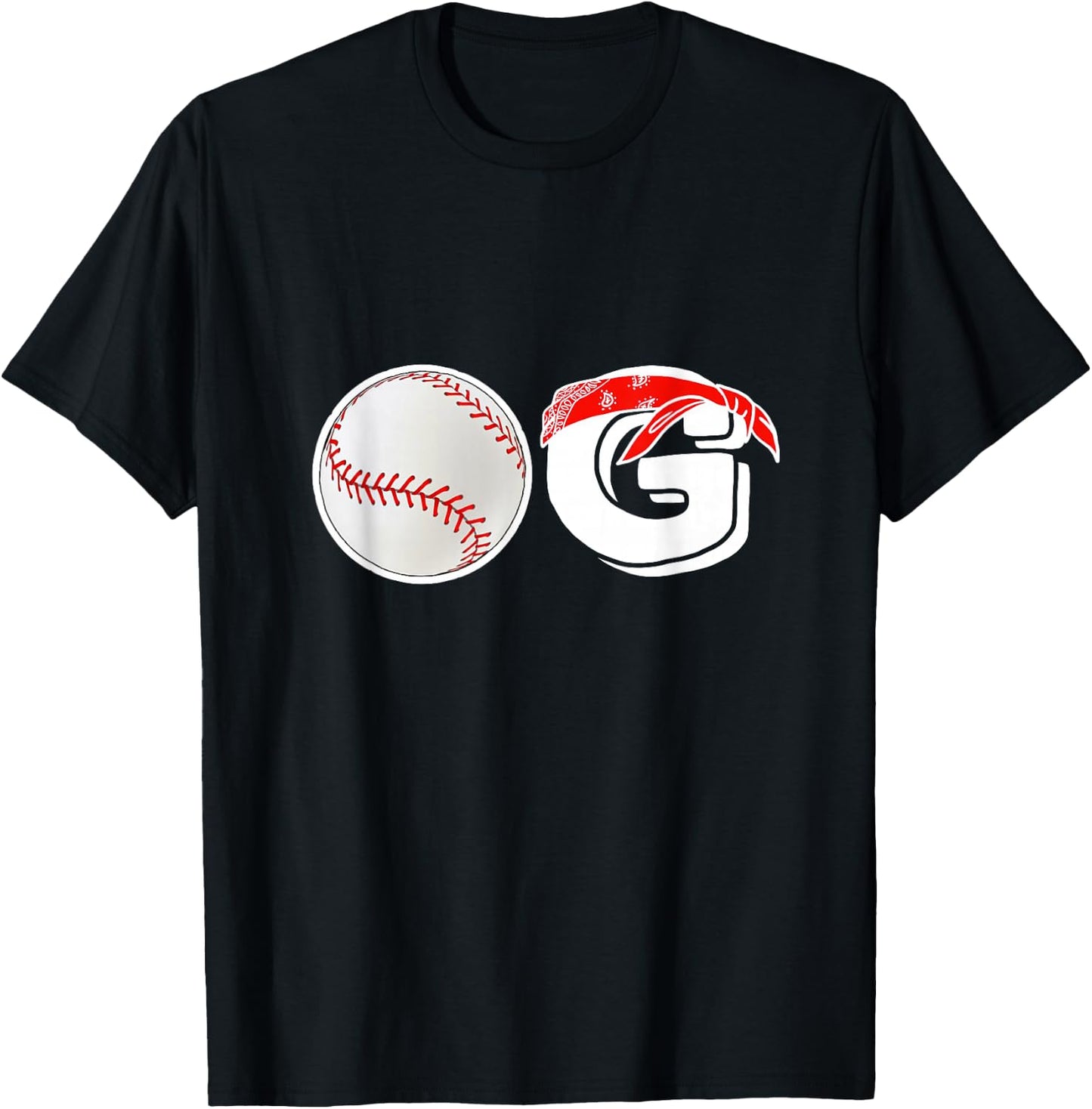 Funny Baseball Dad Coach Men Baseball OG Old School Baller T-Shirt - T-Shirt | Black