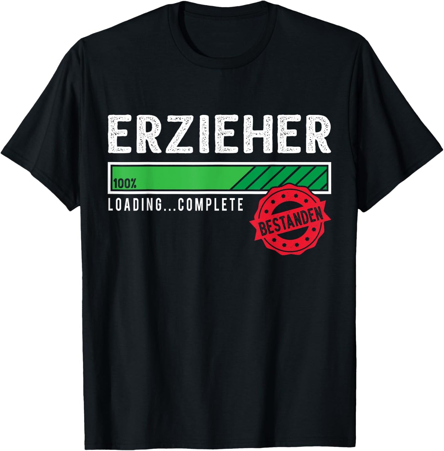 Erzieher Ausbildung Prüfung Bestanden T-Shirt - T-Shirt | Black
