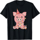 Geburtstag Schwein Kinder Birthday Animal Kids T-Shirt - T-Shirt | Black