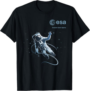 ESA European Space Agency Astronaut T-Shirt - T-Shirt | Black