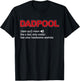 dadpool Noun Definition Like A Dad only cooler T-Shirt - T-Shirt | Black