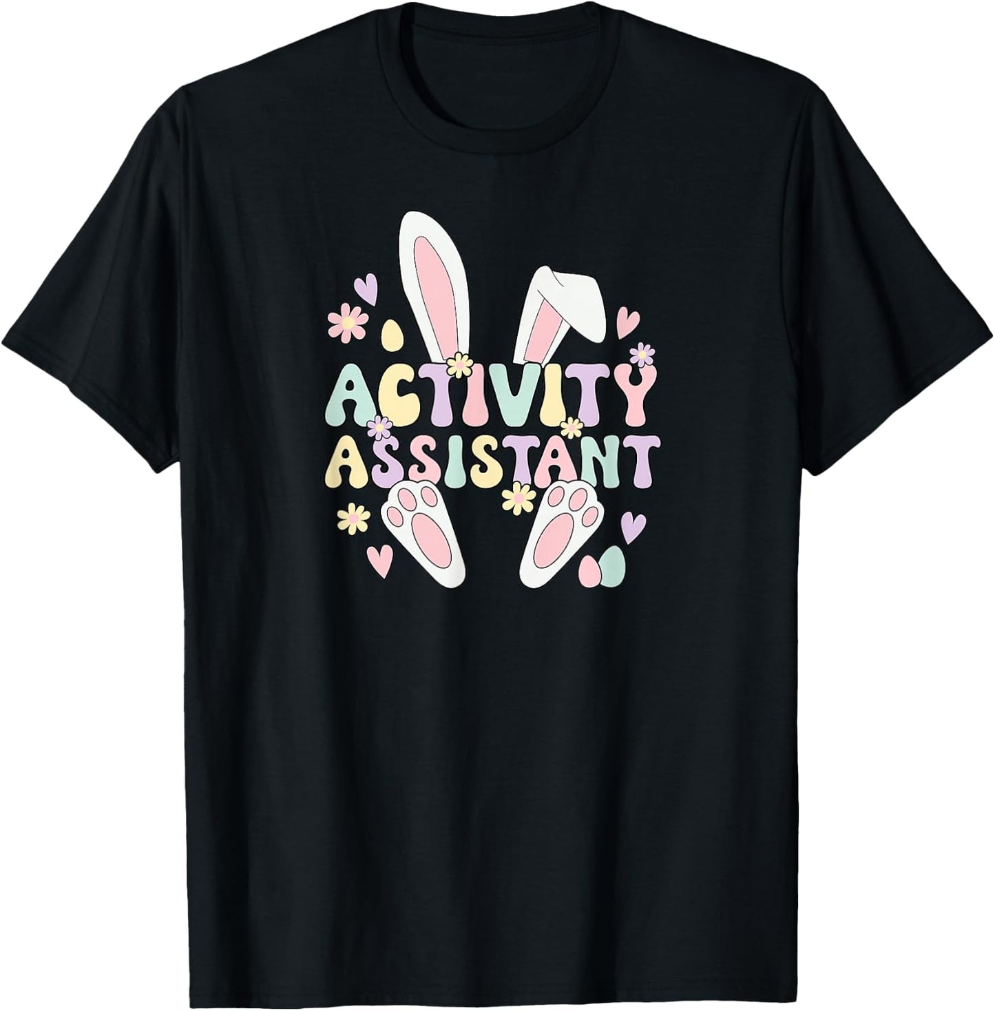 Activity Assistant Easter Bunny Activity Assistant T-Shirt - T-Shirt | Black