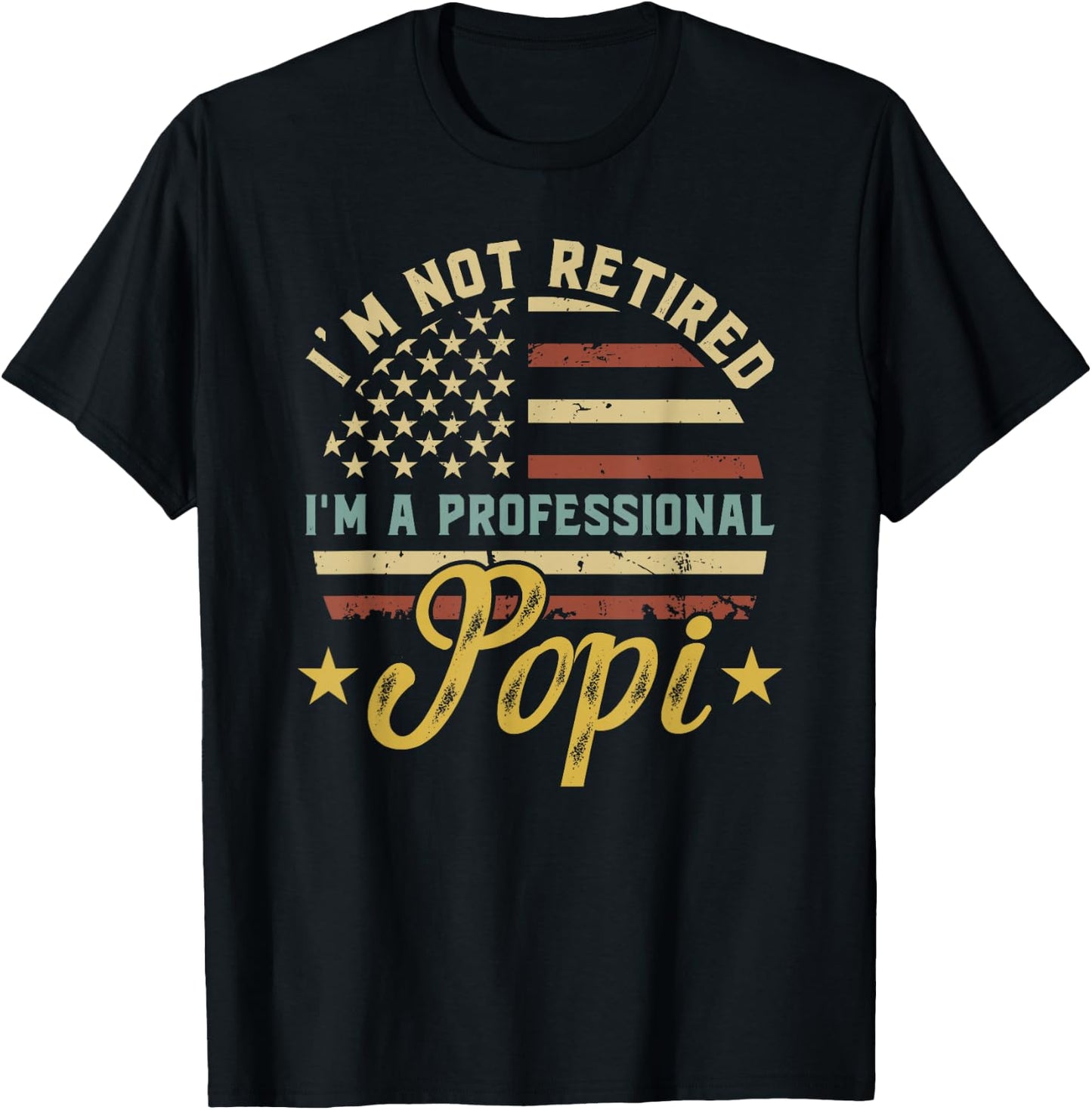 I'm A Professional POPI Grandpa POPI Grandfather T-Shirt - T-Shirt | Black
