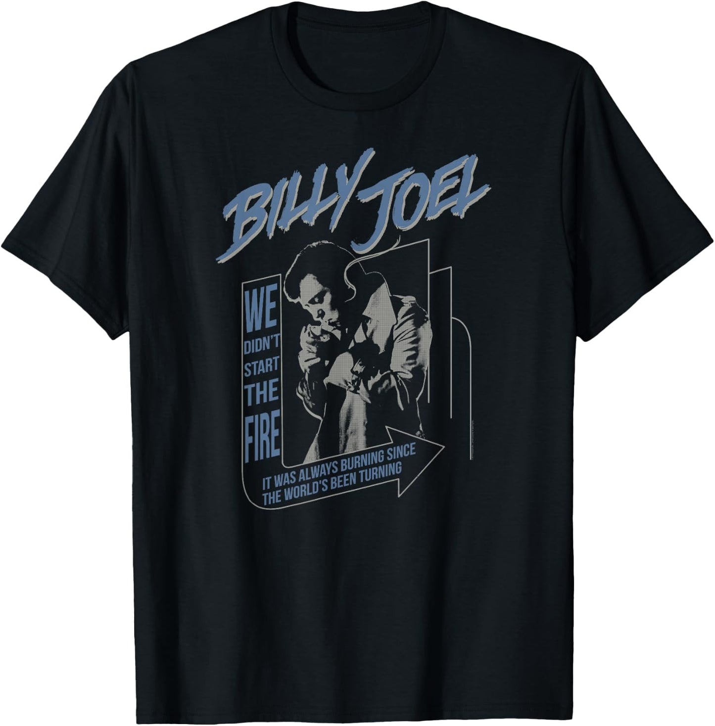 Billy Joel - Always Burning Small T-Shirt - T-Shirt | Black