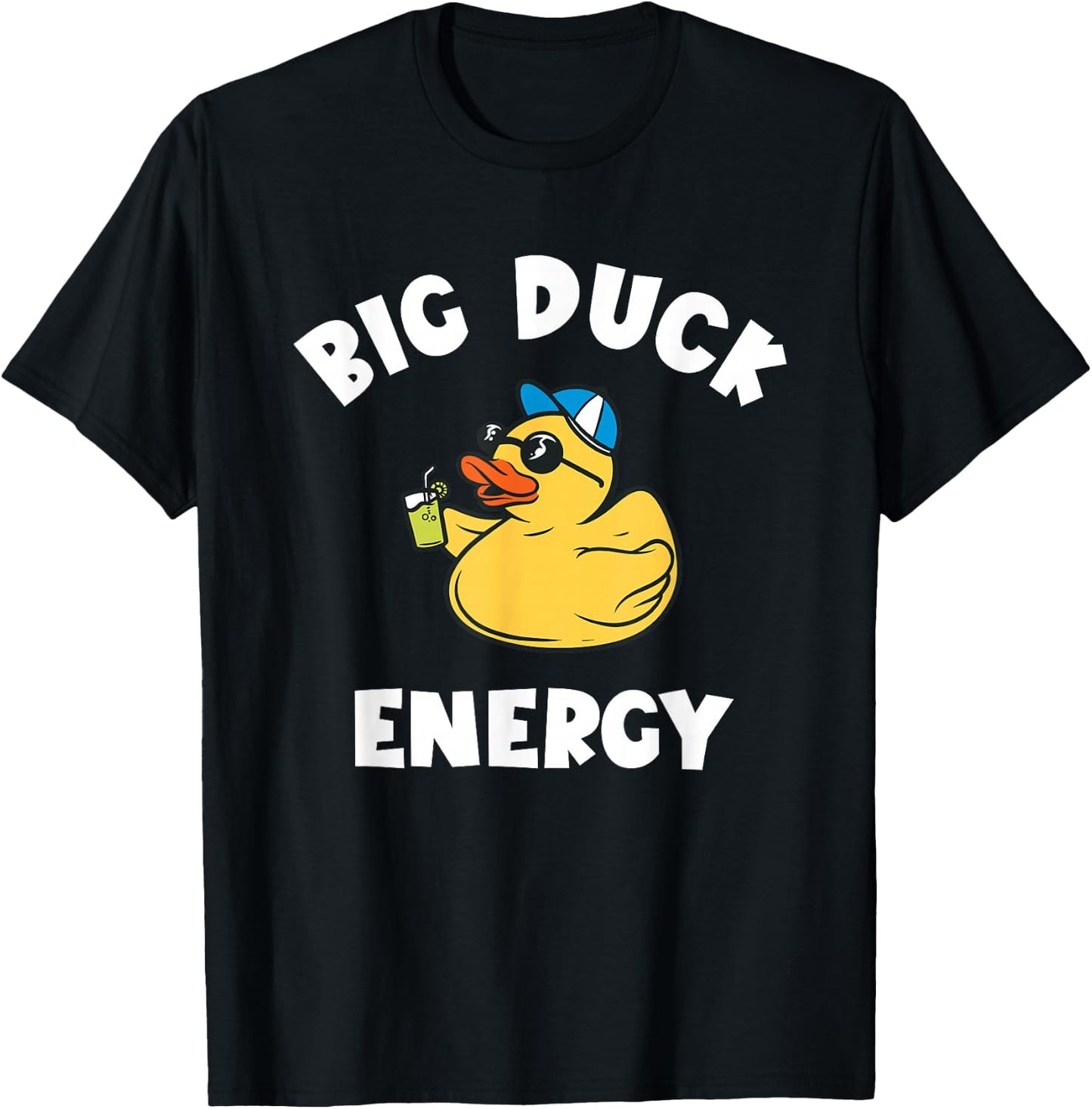 Rubber Duckie Big Duck Energy Rubber Ducky Rubber Duck T-Shirt - T-Shirt | Black