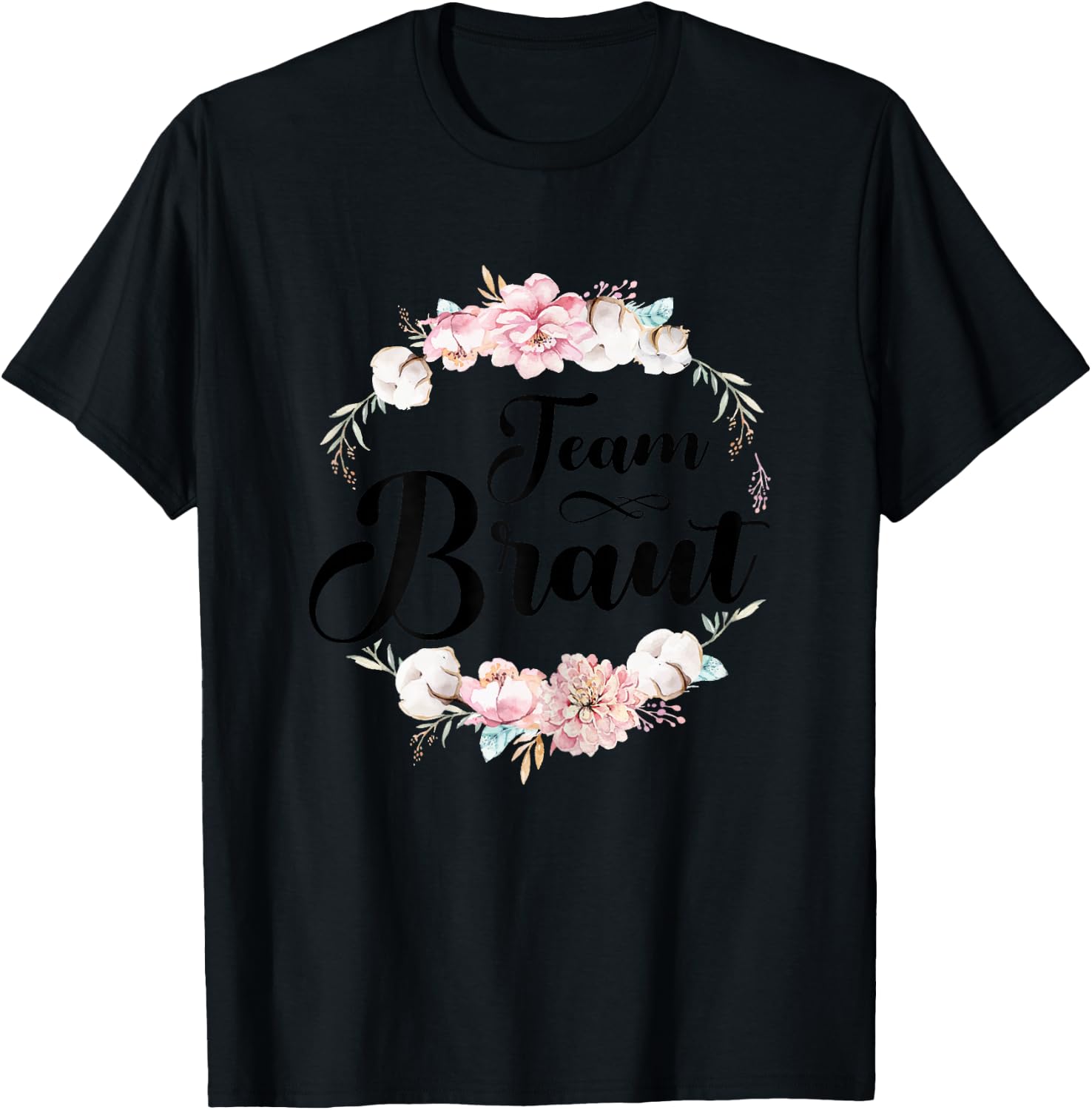 Women's Team Bride White Team Bride JGA Women Poltern , White T-Shirt - T-Shirt | Black
