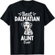 Best Dalmatian Aunt Ever Dalmatian T-Shirt - T-Shirt | Black