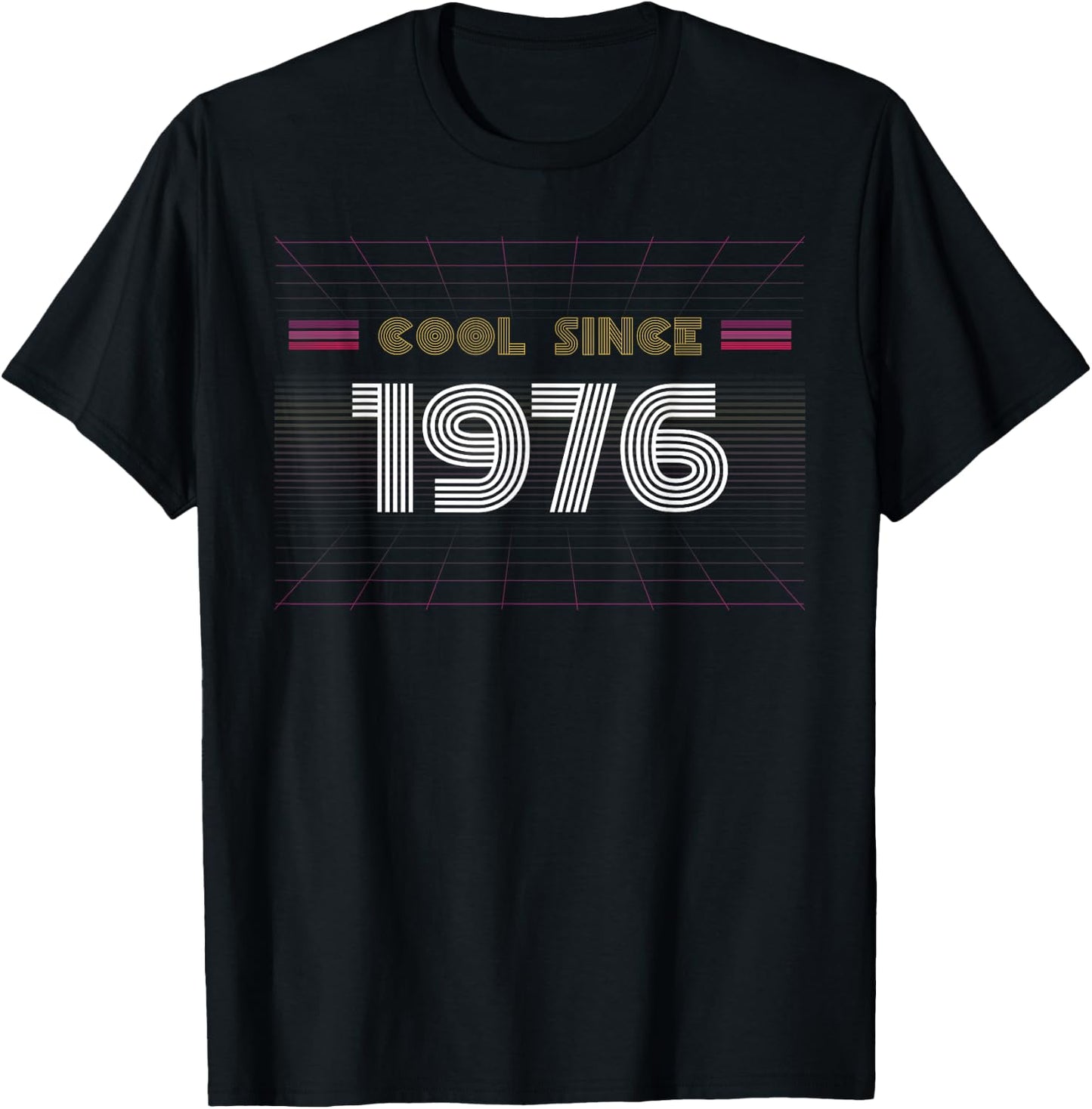 1976 Birthday , black, s T-Shirt - T-Shirt | Black
