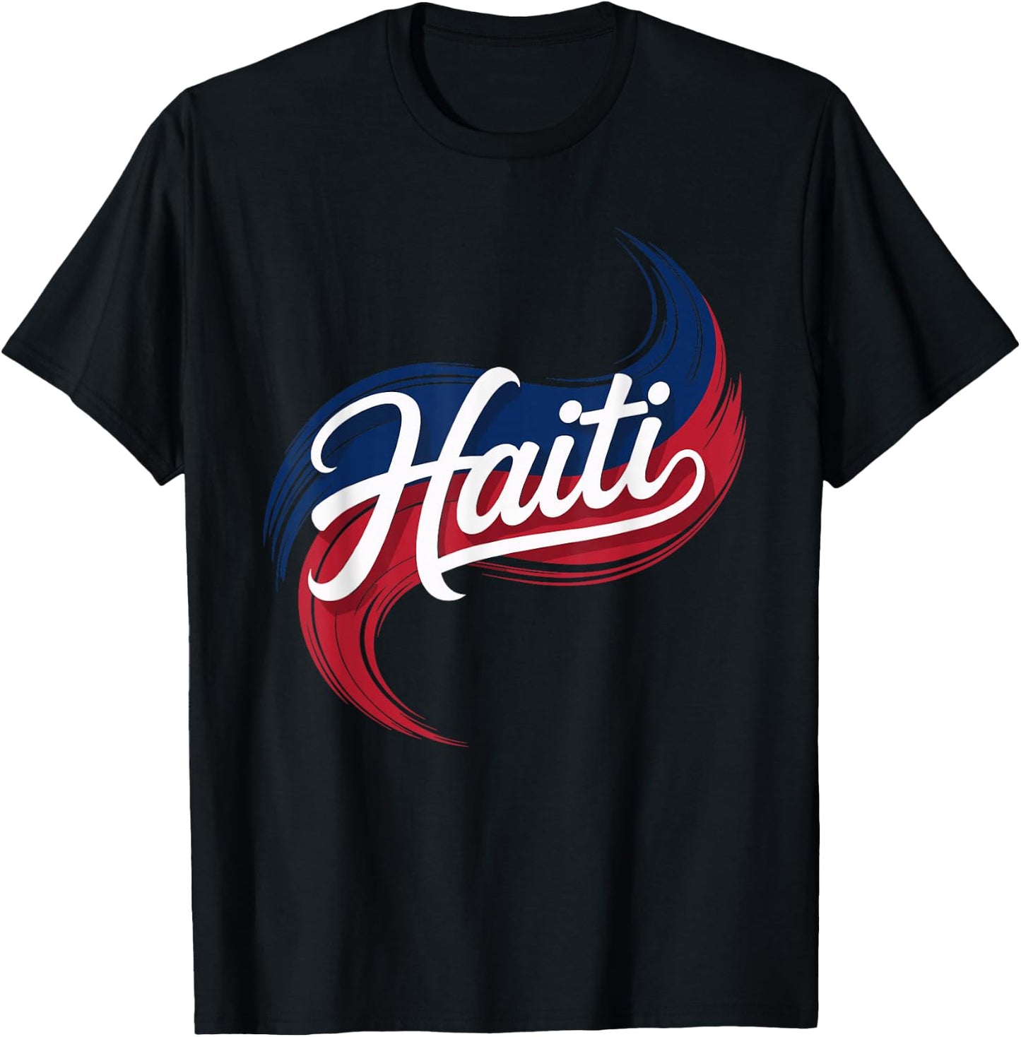 Haiti National Pride Inspired T-Shirt - T-Shirt | Black