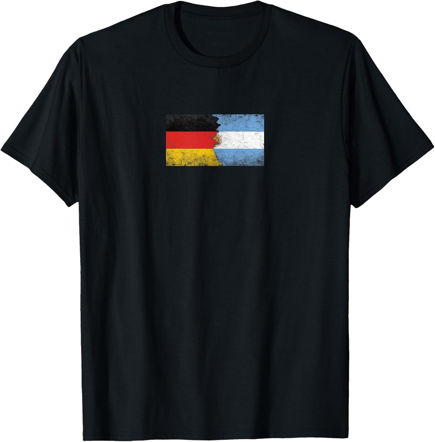 Deutschland & Argentinien Flaggen - Deutsch Argentinien, Argentinien T-Shirt - T-Shirt | Black