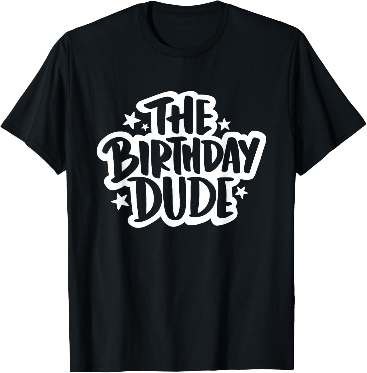 Birthday Dude Shirt Birthday Outfit Boys Men T-Shirt - T-Shirt | Black