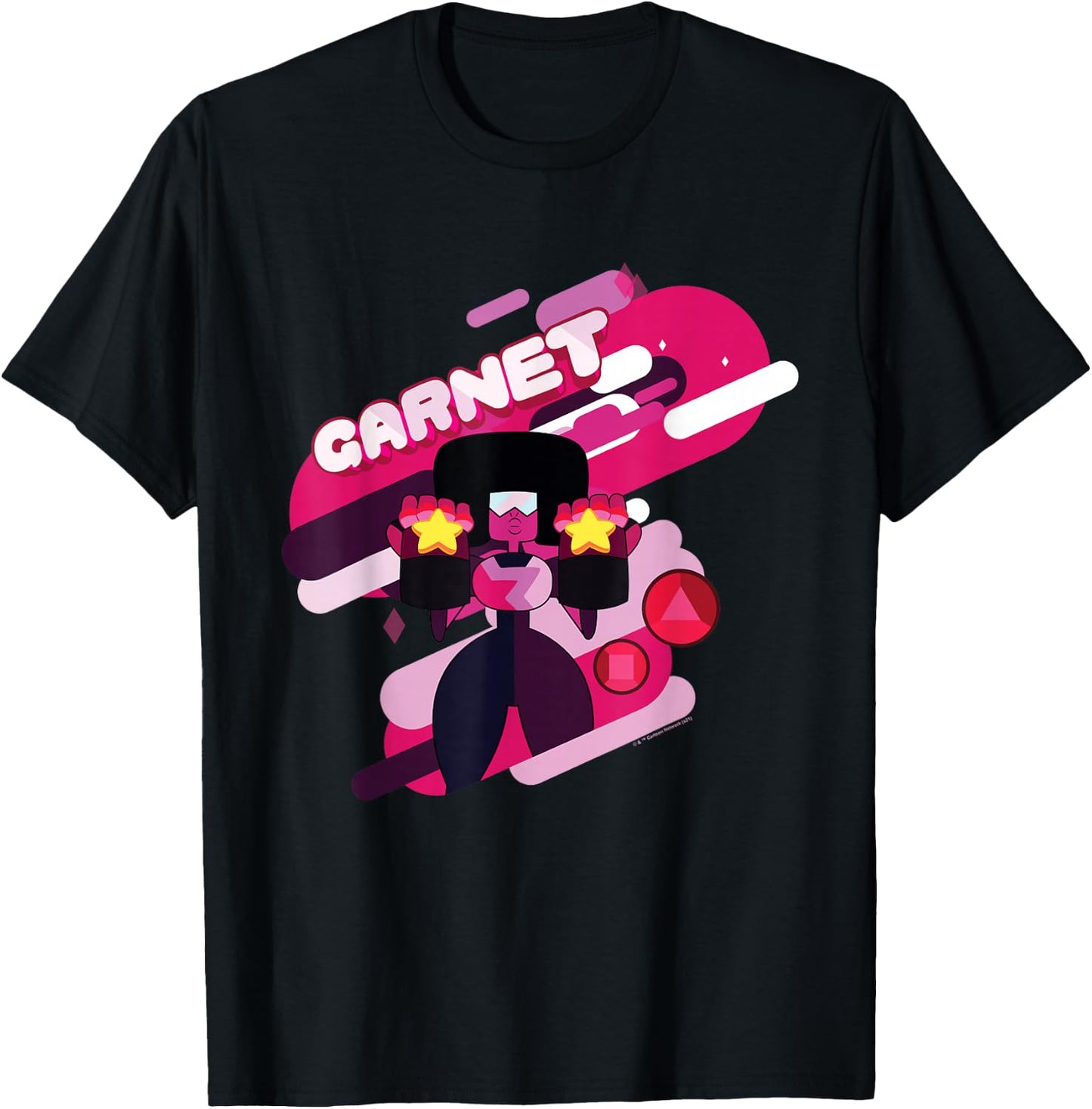Steven Universe Garnet Power T-Shirt - T-Shirt | Black