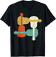Classical Guitar Player, Guitarist, Classic I Retro T-Shirt - T-Shirt | Black