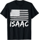 Isaac Birthday Citizenship Personalized Forename Name T-Shirt - T-Shirt | Black