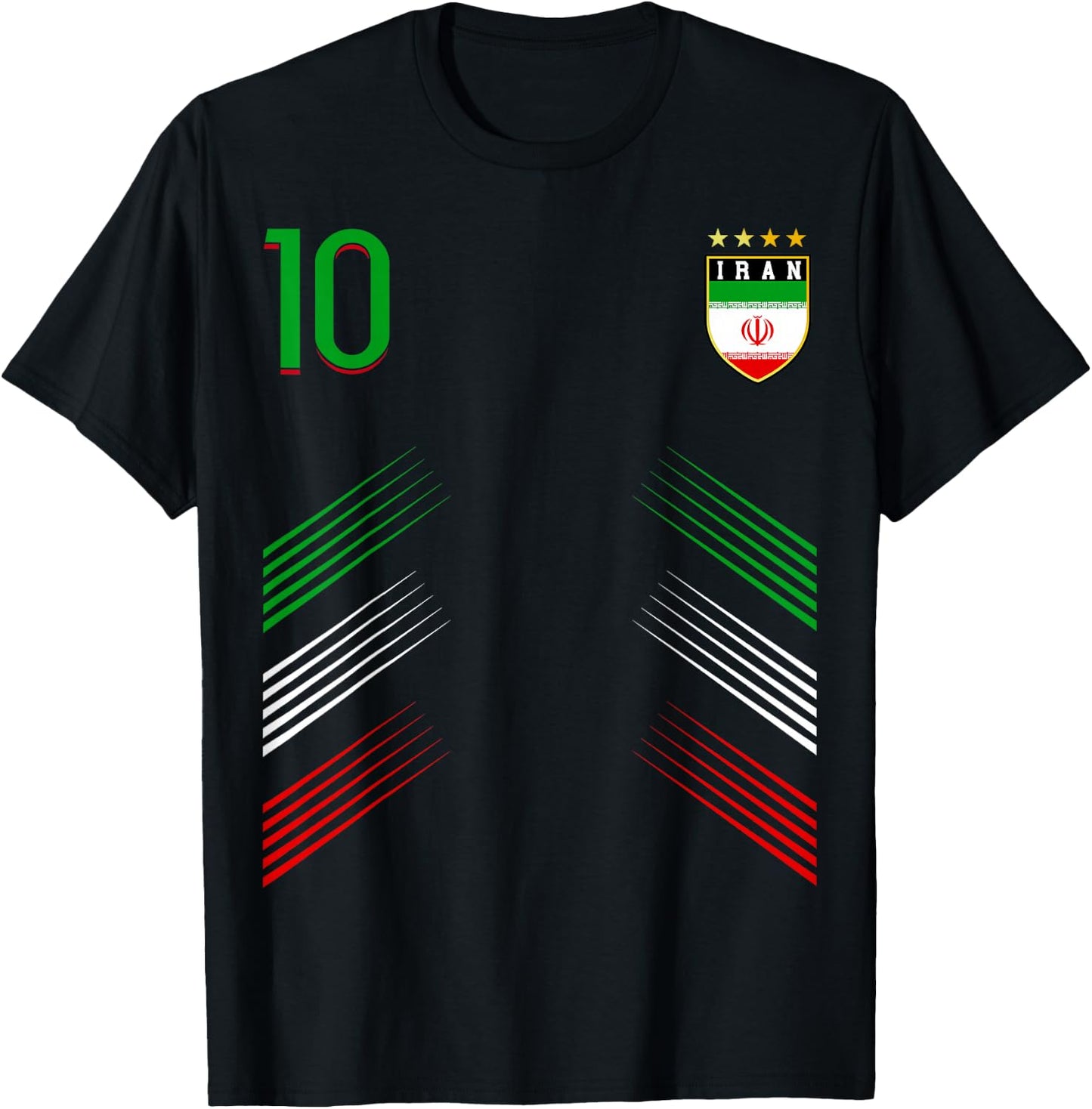Iran Flag Iranian Pride Lovers T-Shirt - T-Shirt | Black
