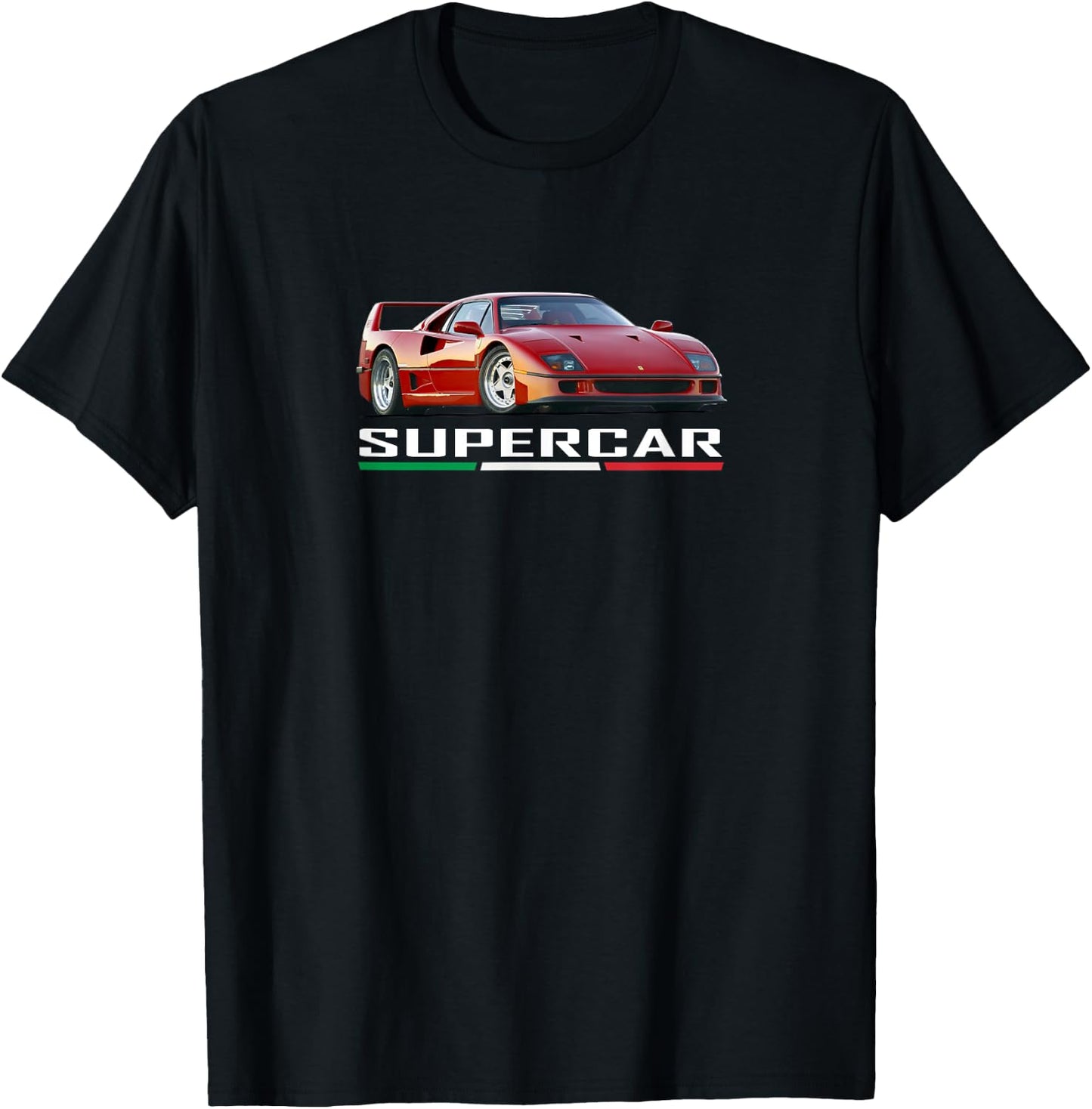 Supercar F40 , Black, S T-Shirt - T-Shirt | Black