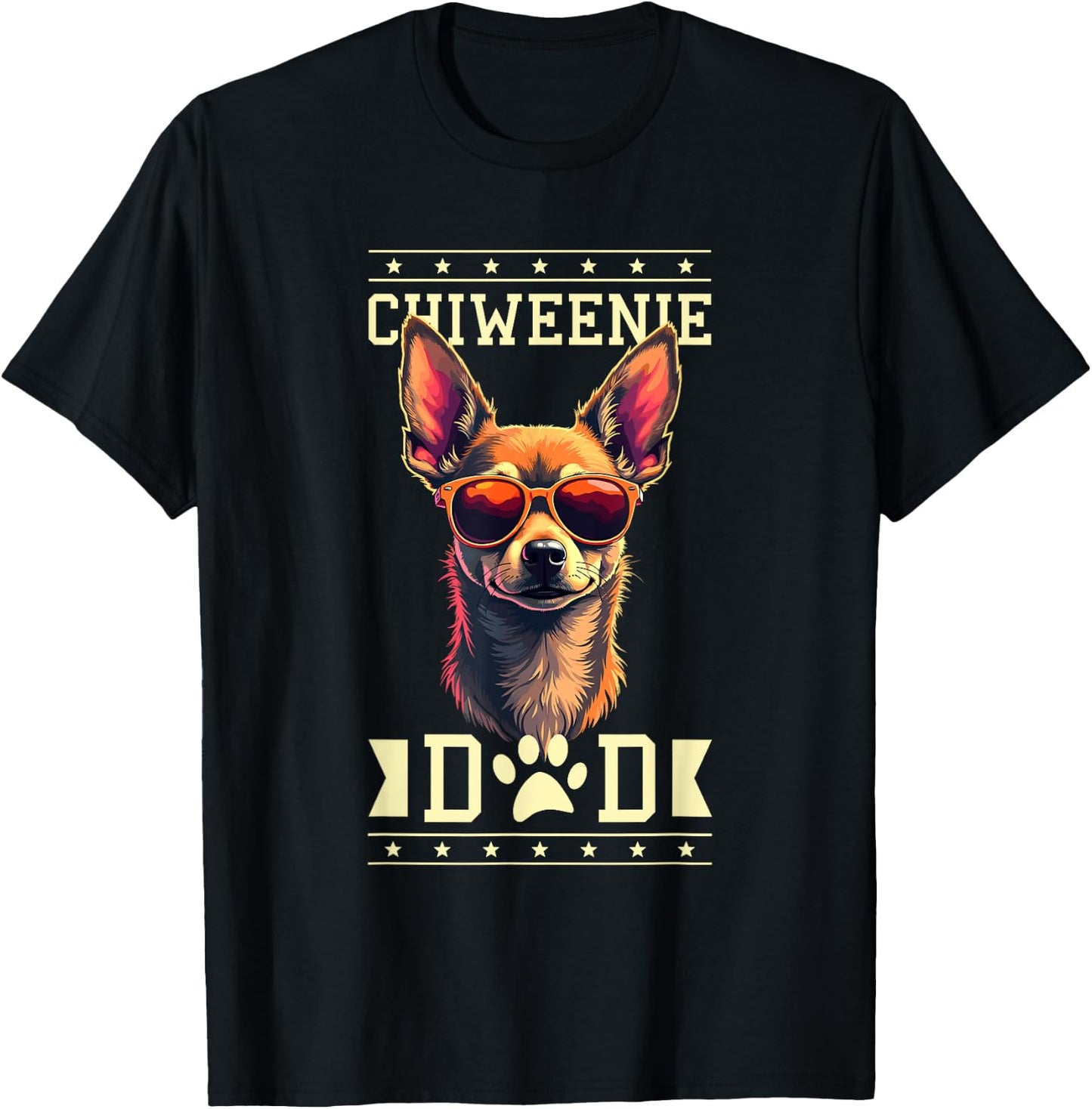 Chiweenie Dad Chiweenies T-Shirt - T-Shirt | Black