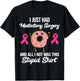 Mastectomy Surgery Meme Funny Breast Cancer Awareness Donut T-Shirt - T-Shirt | Black