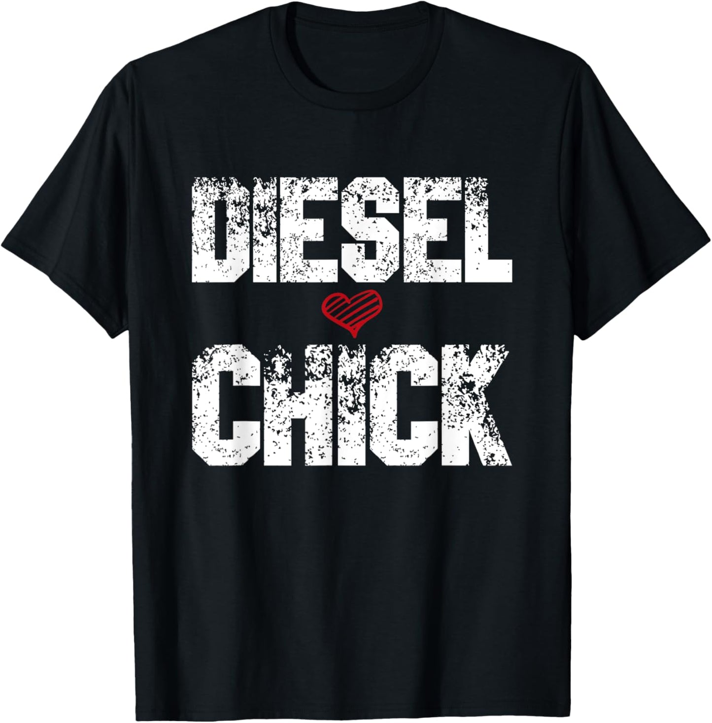 Women's Diesel Chick Trucker - Truck Drivers Gift T-Shirt - T-Shirt | Black
