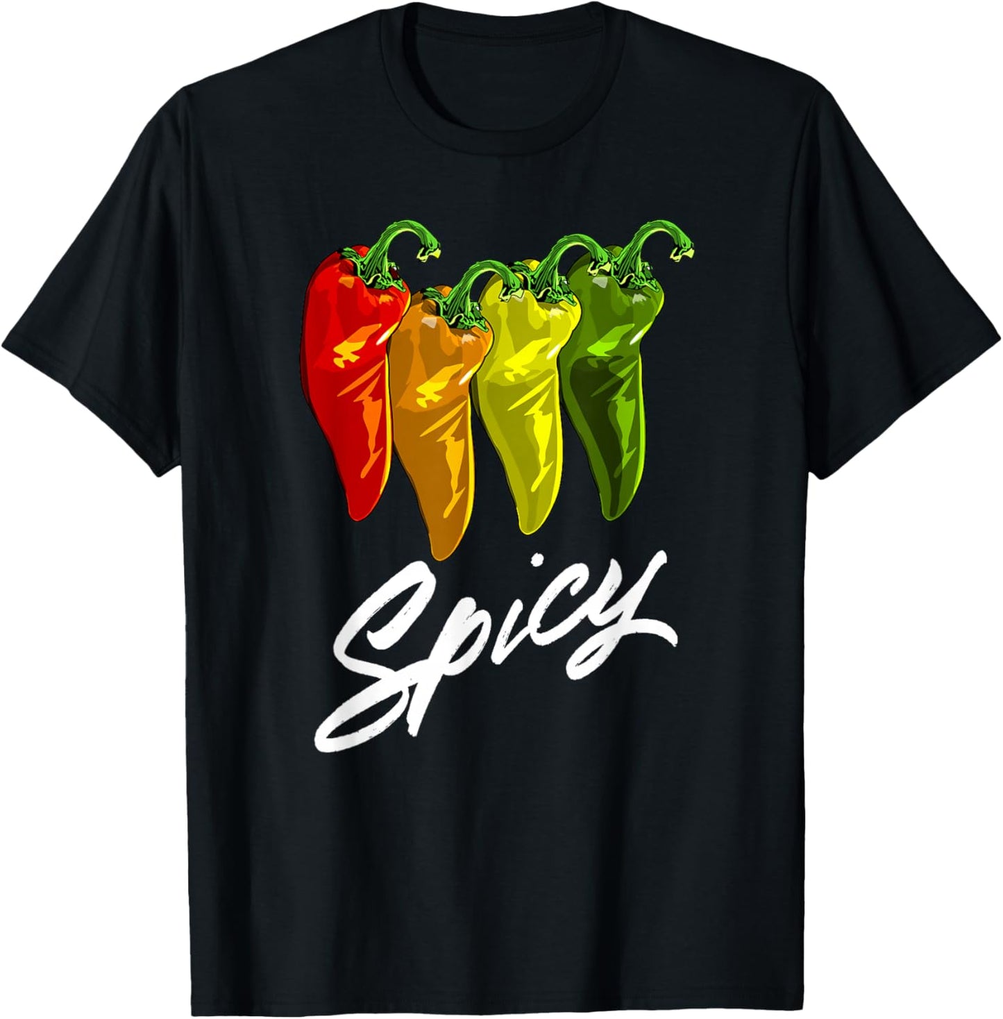Chili Pepper T-Shirt - T-Shirt | Black