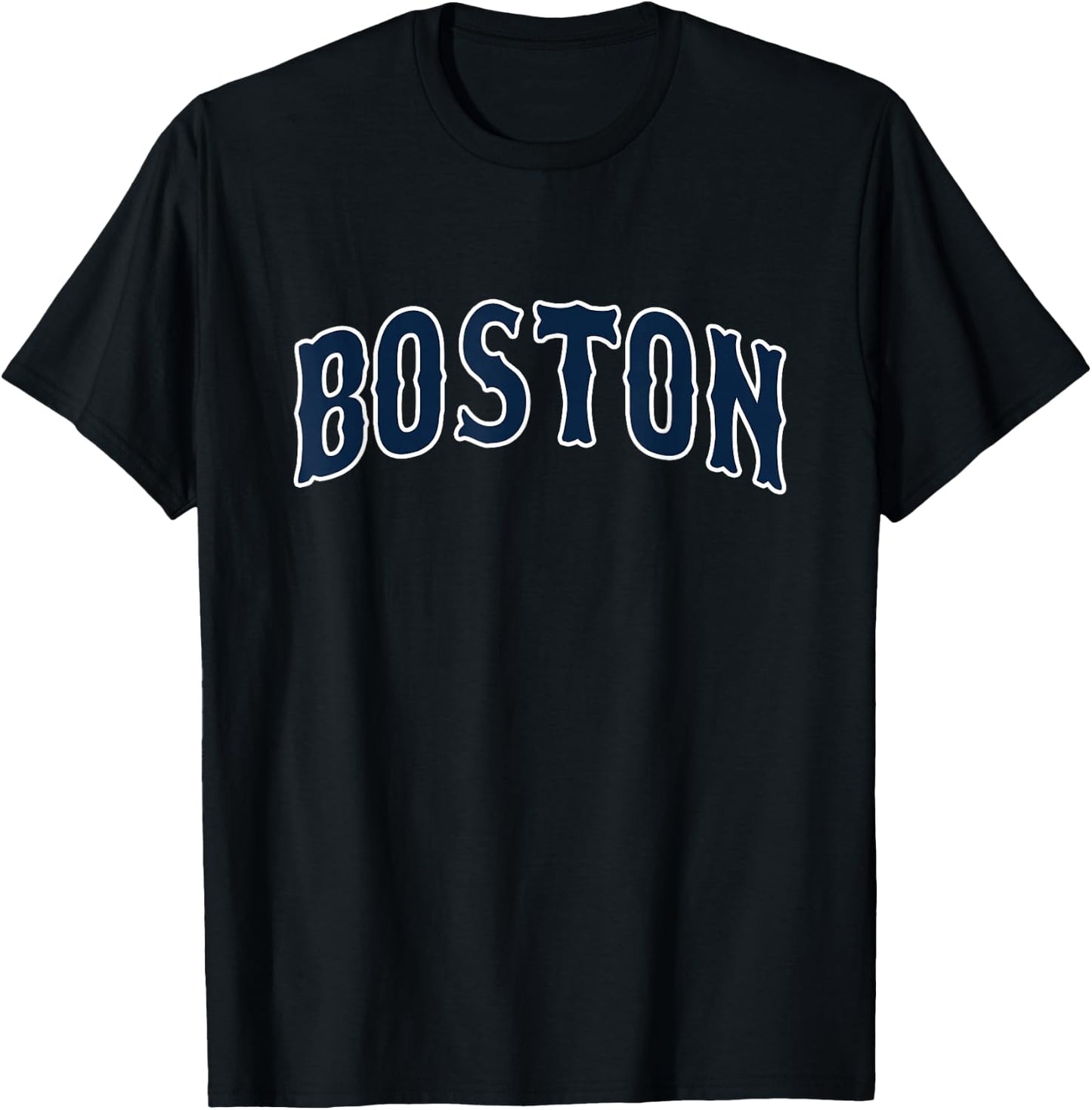 BOSTON - Throwback Design - Classic T-Shirt - T-Shirt | Black