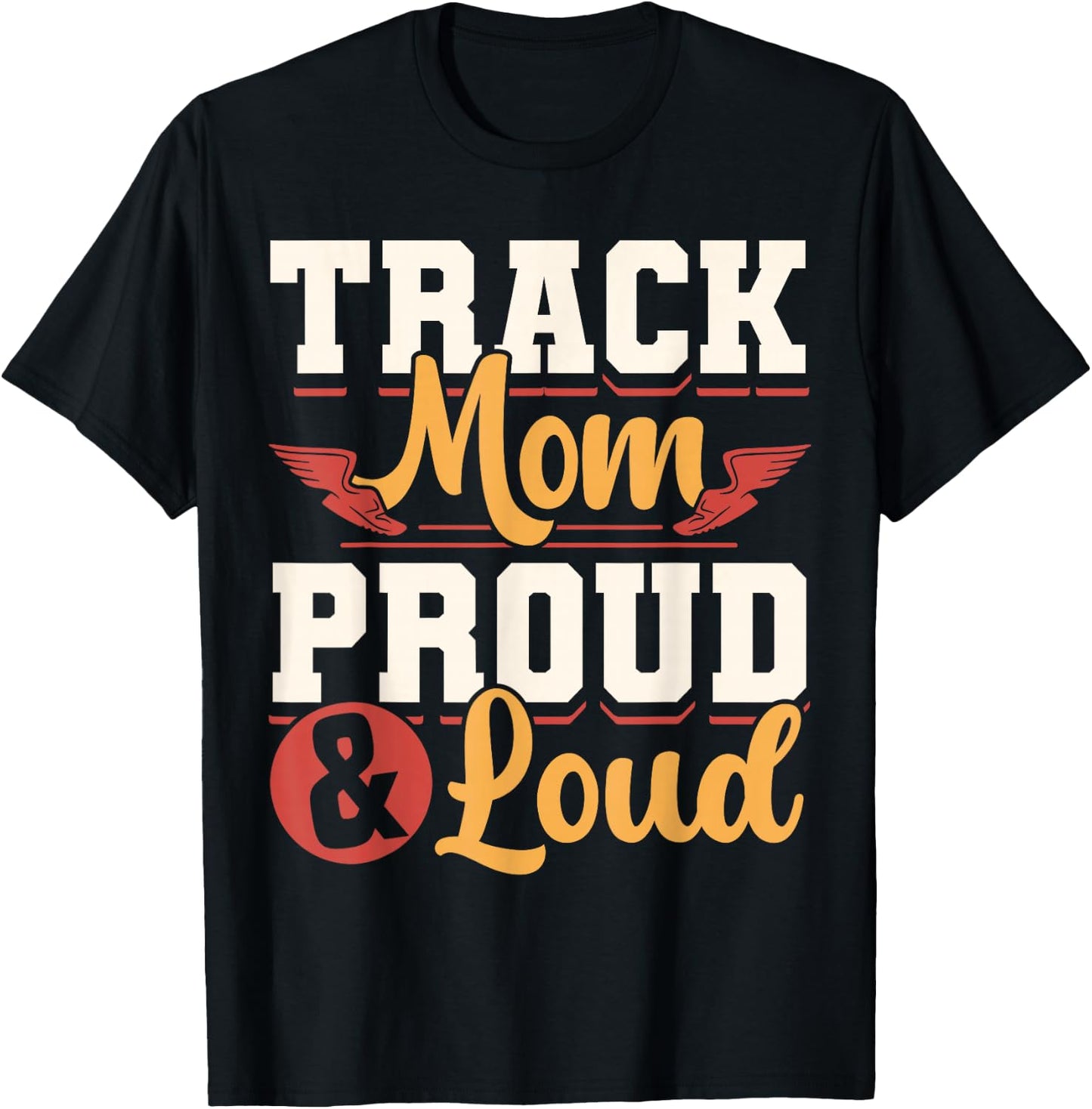 Track And Field Mom Track Games Mother T-Shirt - T-Shirt | Black